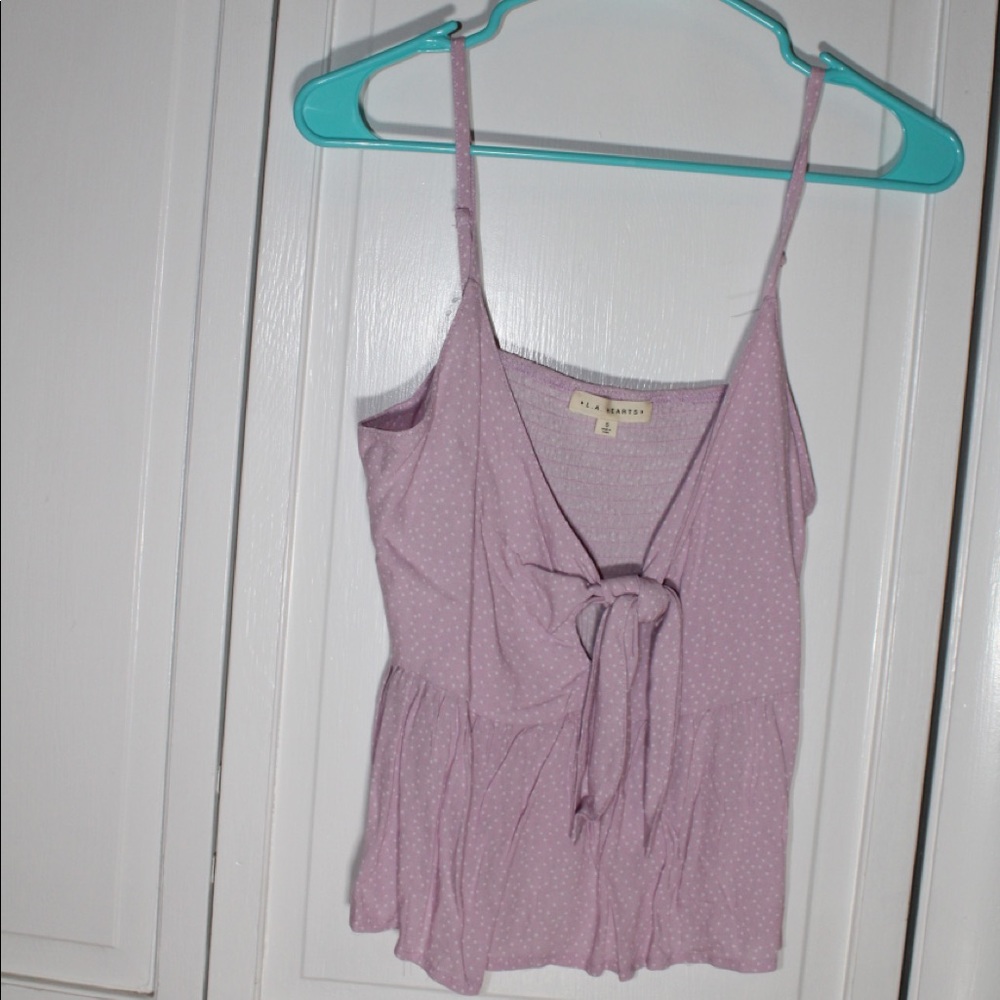 LA Hearts Lavendar Tank